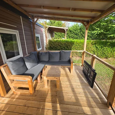 Sejour Normandie - - Mobilhome Confort 3ch-6p Avec Clim Et Tv - 5 Etoiles - H408 Campingplatz Houlgate